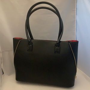 Huge & Beautiful Black shoulder Bonita Tote Big Bag  Faux Leather